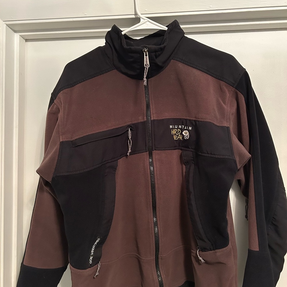 Mountain Hardwear Black and Brown Lightweight Jacket